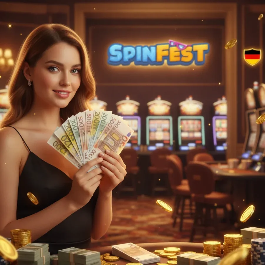 Willkommensbanner Spinfest Casino